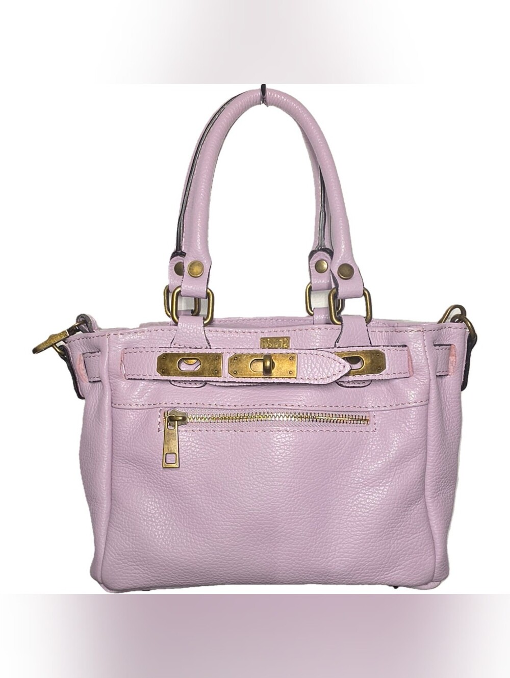 Genuine Leather Stylish Lilac Satchel Handbag / Shoulder bag - Picture 3 of 9